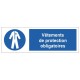 Pencarte chaussures antistatiques obligatoires
