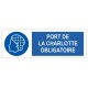 Pictogramme charlotte obligatoire