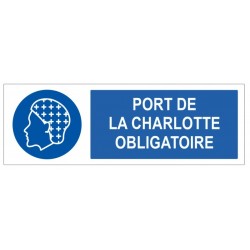 Pictogramme charlotte obligatoire