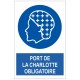 Panneau charlotte obligatoire