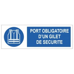 Picto port obligatoire d'un gilet de securite