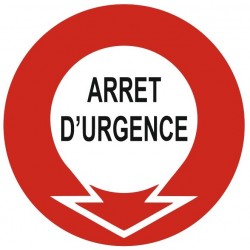 Autocollant alarme incendie
