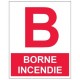 Pictogramme borne incendie