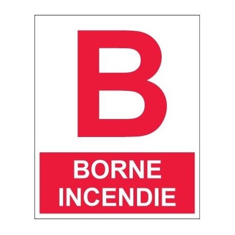 Pictogramme borne incendie