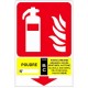 Panneau extincteur Classe BC CO2