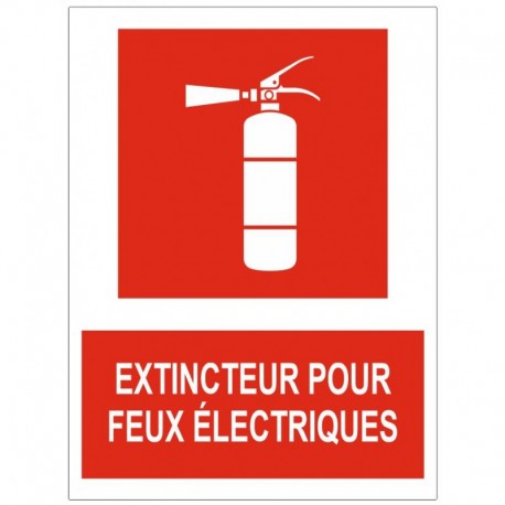 Autocollant extincteur Classe F