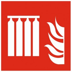 Autocollant extincteur feu electrique