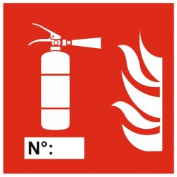 Autocollant extincteur feu electrique