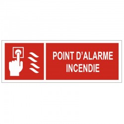 Autocollant robinet incendie alarme