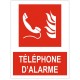 Autocollant telephone alarme