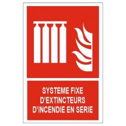 Autocollant equipement lutte contre incendie