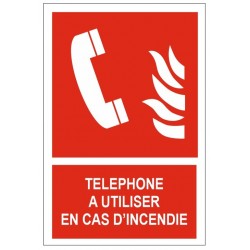Affiche stationnement interdit accés pompiers