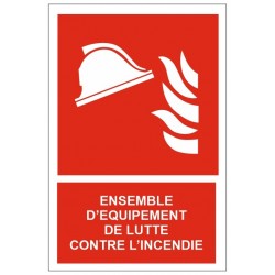 Autocollant equipement lutte contre incendie