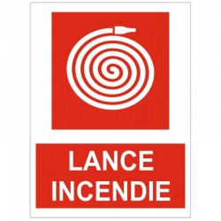 Signalétique lance incendie