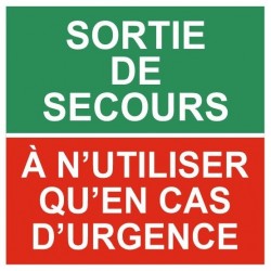 Pictogramme sortie de secours
