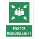 Autocollant point de rassemblement