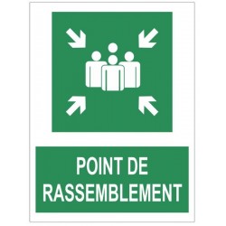 Autocollant point de rassemblement