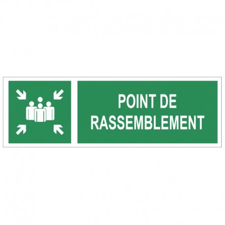 Panneau point de rassemblement