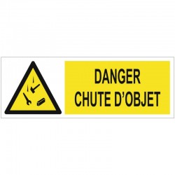 picto danger chute d'objets