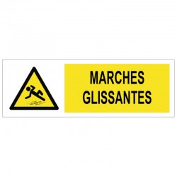Autocollant marche glissante