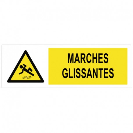 Autocollant marche glissante