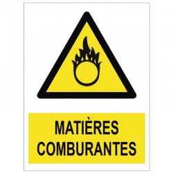 Panneau matières comburantes picto