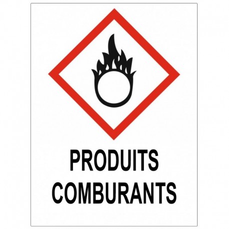 Panneau produits comburants GHS03
