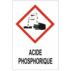 Panneau acide phosphorique GHS05