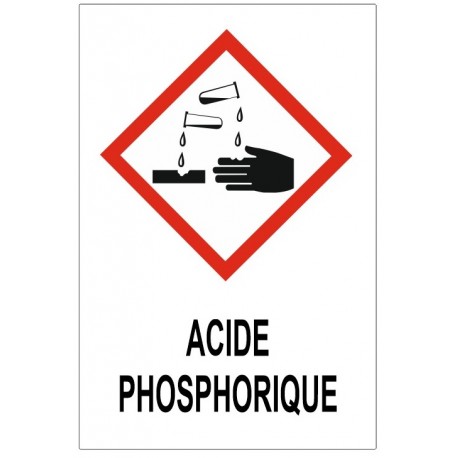 Panneau acide phosphorique GHS05