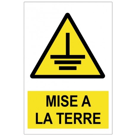 Panneau mise à la terre