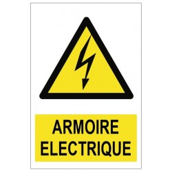 Autocollant armoire electrique