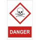 Panneau danger toxique GHS06