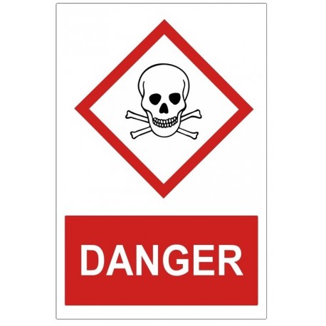 Panneau danger toxique GHS06