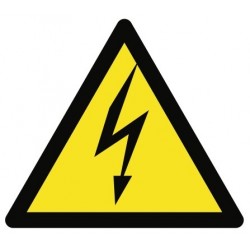 Autocollant logo danger electrique