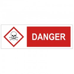 Panneau danger de mort picto