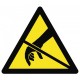 Pictogramme danger electrostatique