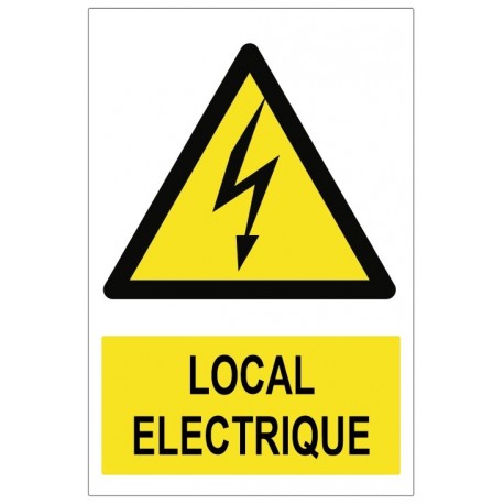 Autocollant local electrique