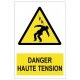 Panneau danger haute tension