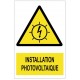 Panneau installation photovoltaique