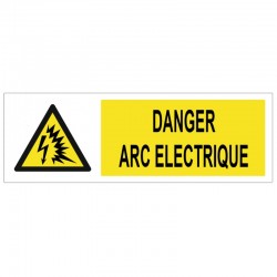 Panneau danger arc electrique
