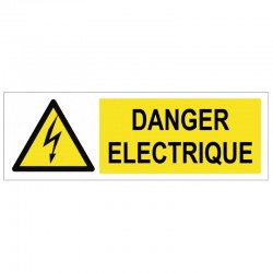 Affiche danger electrique