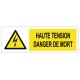 Sigle haute tension danger de mort