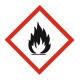 Etiquette danger inflammable