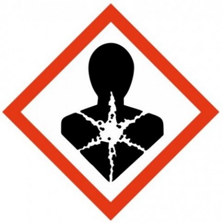 Panneau GHS08 danger santé effets chroniques produit chimique