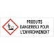 Etiquette produits dangereux pour l'environnement GHS09