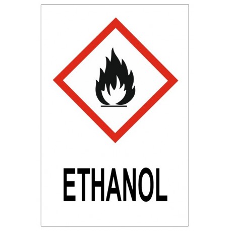 Etiquette ethanol