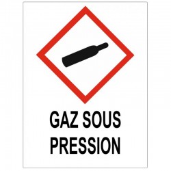 Etiquette gaz sous pression CLP