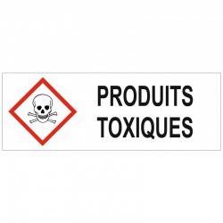 Panneau produits toxiques GHS06