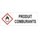 Etiquette produits comburants