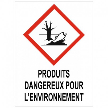 Panneau produits dangereux pour l'environnement GHS09